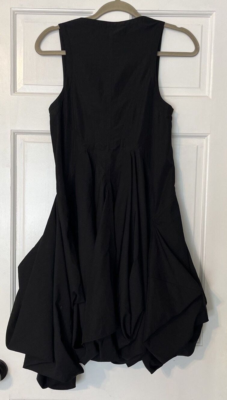 All Saints Rogalle Dress Size 6 Black Balloon Hem Corset Steampunk Avant Garde - Picture 6 of 8
